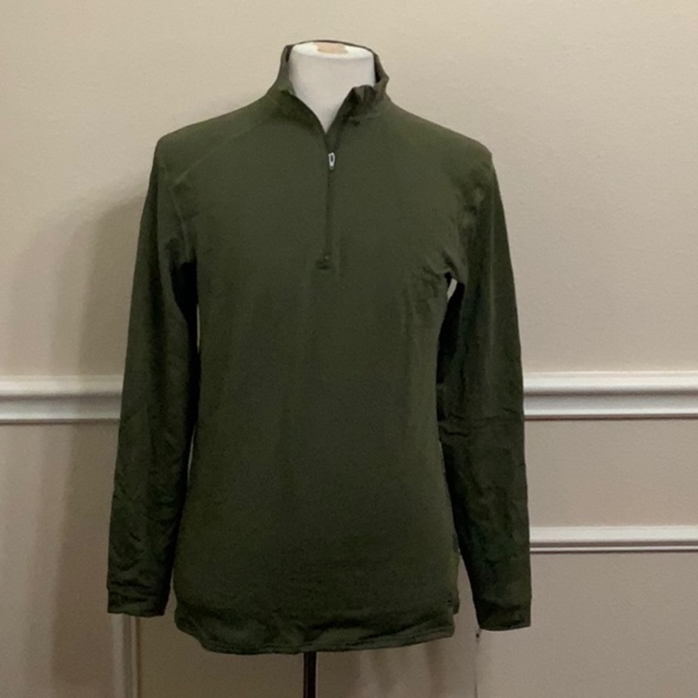 PolarMax 4.0 HEAVYWEIGHT ZIP MOCK - OD Green
